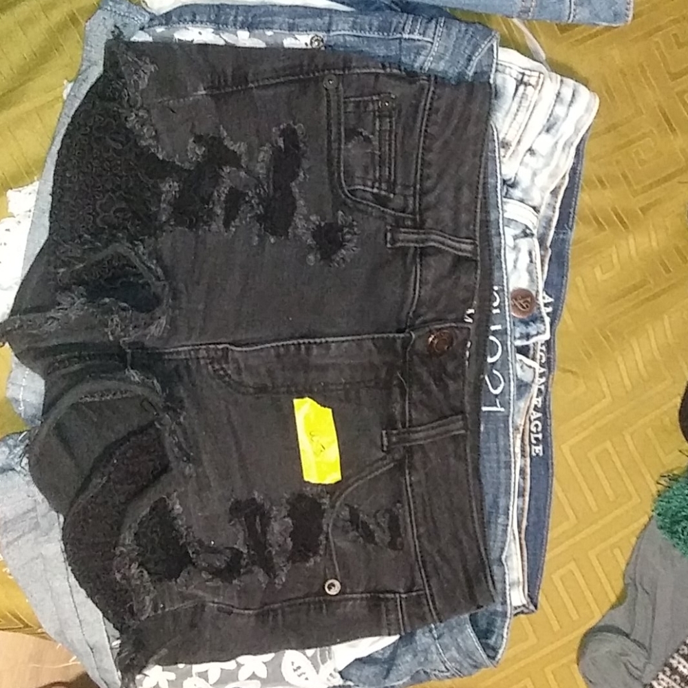 Denim shorts